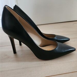 Sam Edelman Black Pointed-Toe Stiletto Pumps